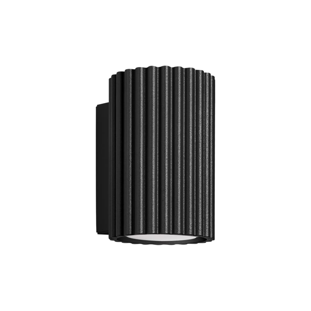 Sollux Lighting Wandleuchte aus Aluminium in Schwarz style classic chic Schwarz Aluminium