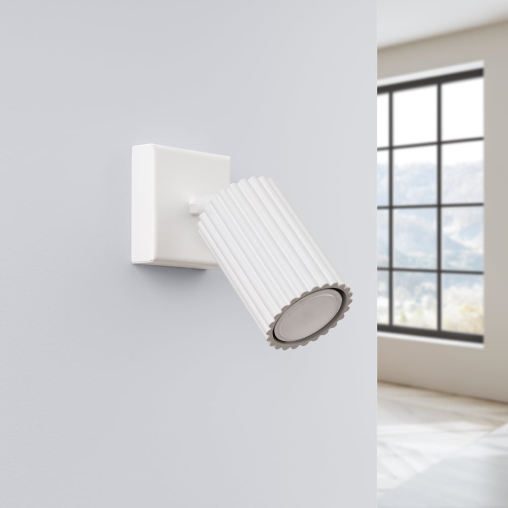 Wandleuchte aus Aluminium in Weiß - Maisons Du Monde