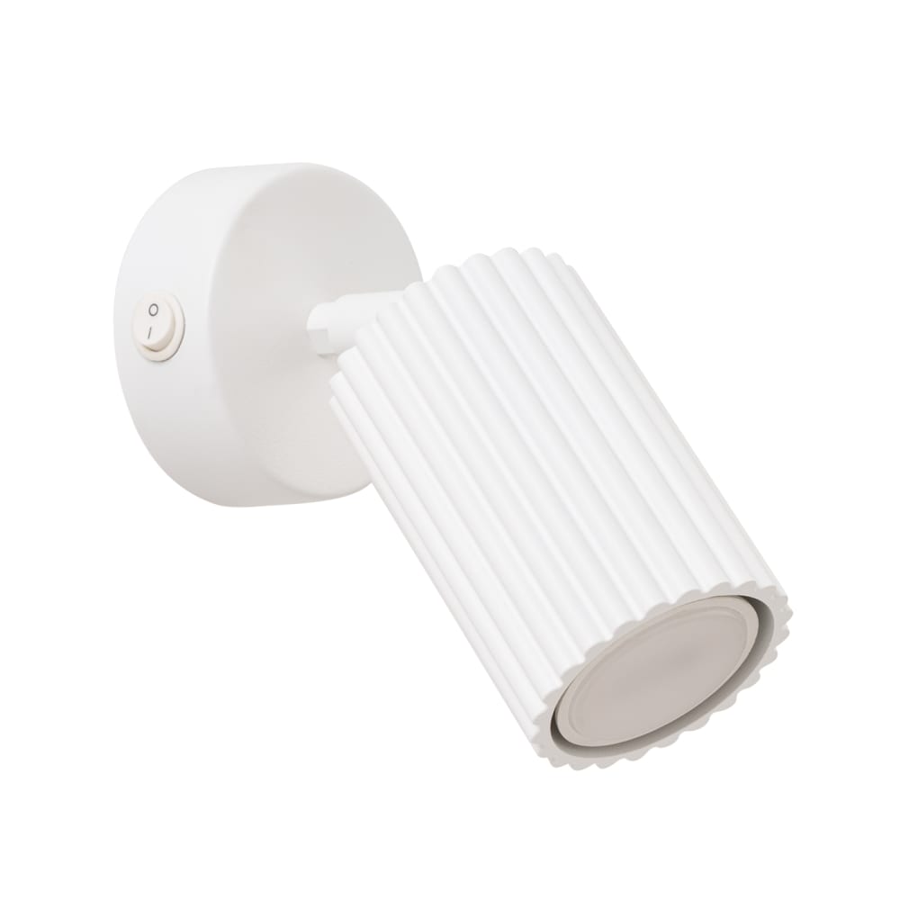 Sollux Lighting Wandleuchte aus Aluminium in Weiß style classic chic Weiß Aluminium