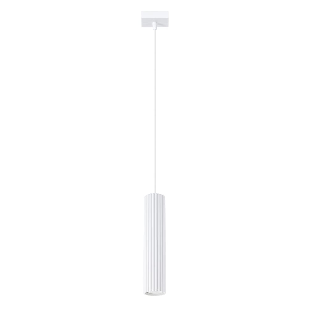 Suspension Aluminium Blanc GU10 1 Karbon