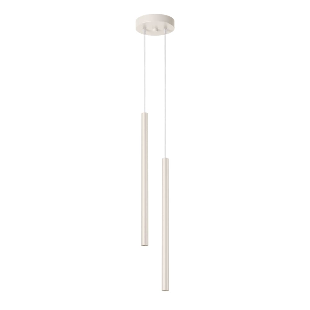 Sollux Lighting Pendelleuchte aus Stahl in Beige style classic chic Beige Stahl
