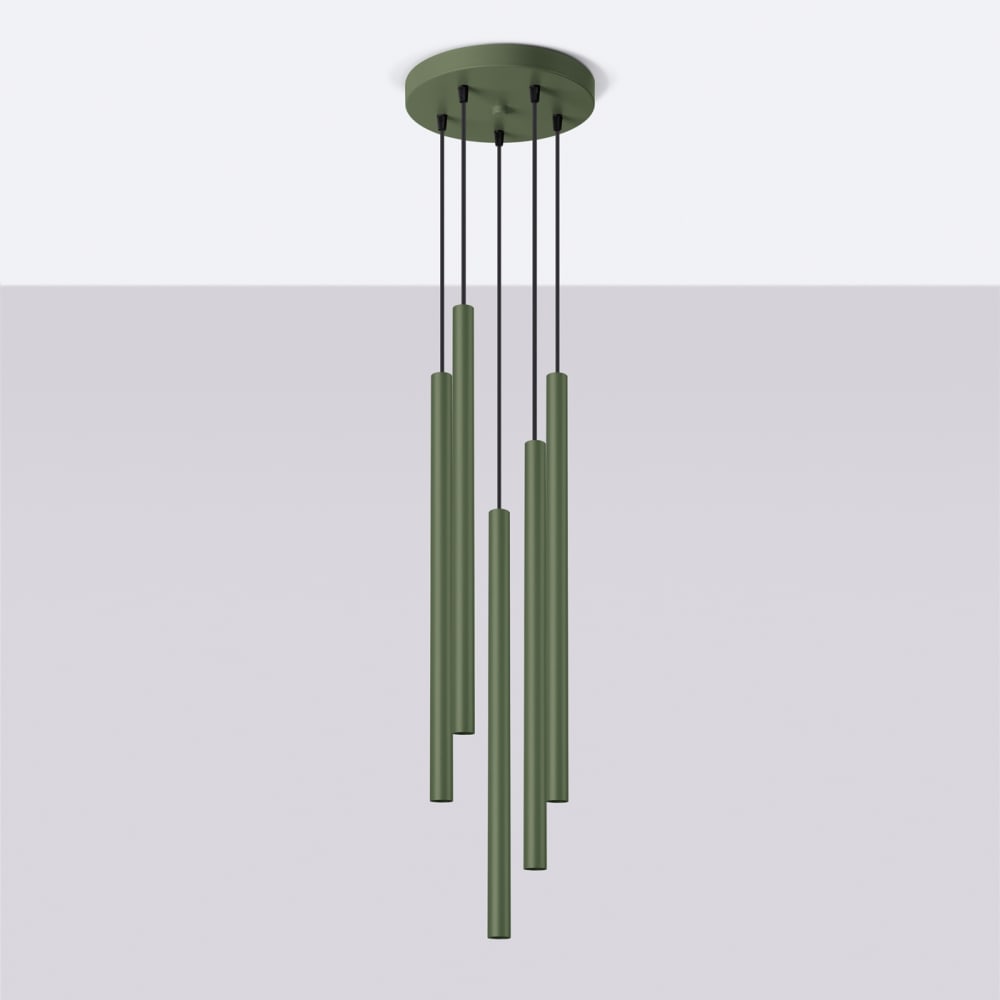Suspension Acier Vert Olive G9 5 Pastelo — vue 3