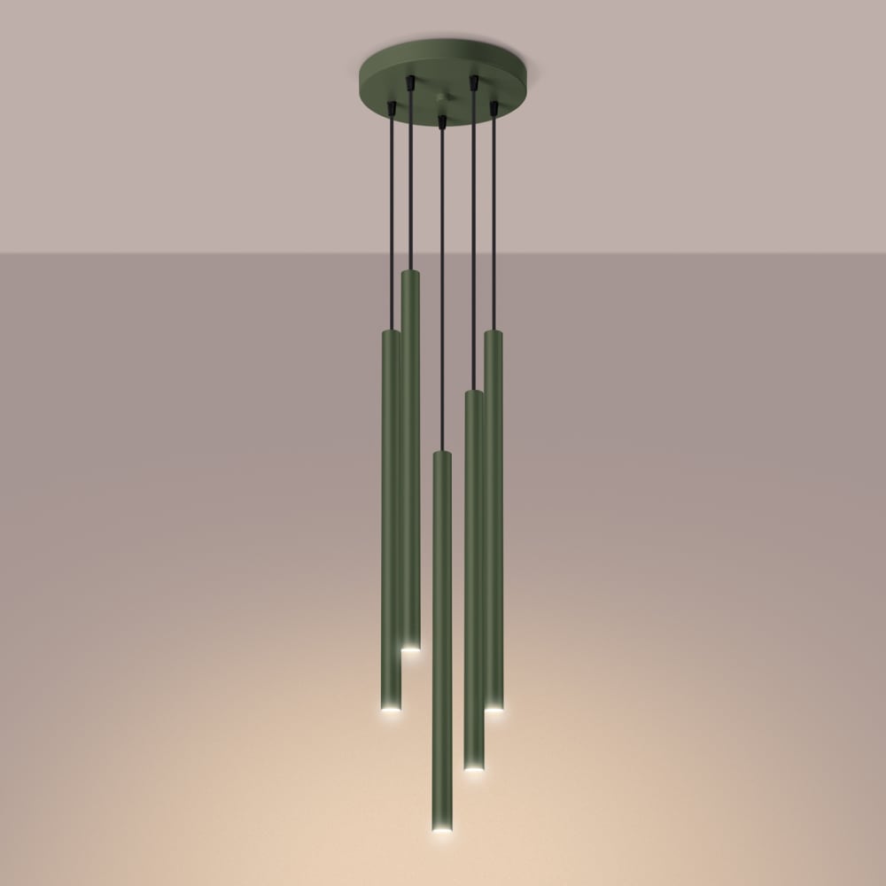 Suspension Acier Vert Olive G9 5 Pastelo — vue 4