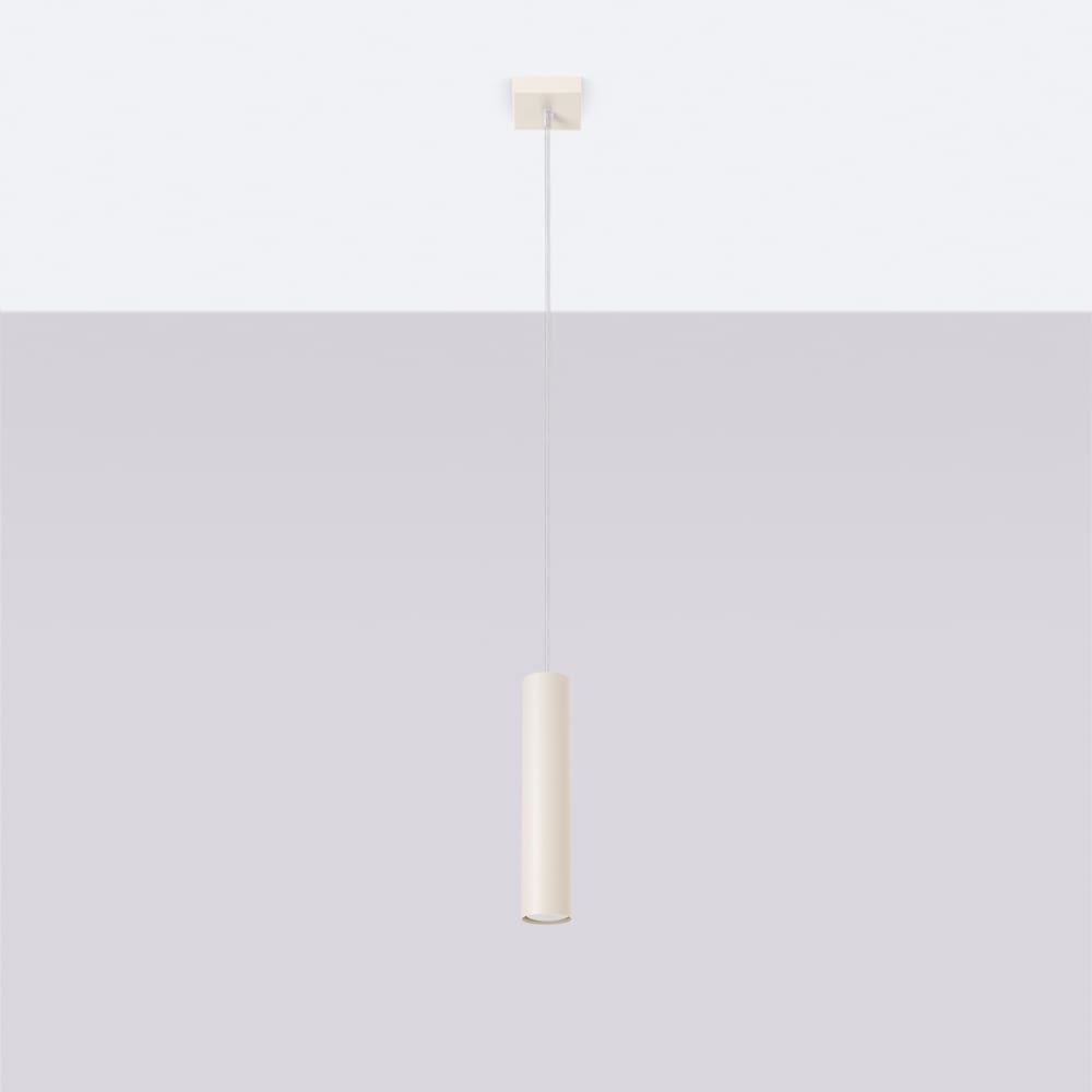 Suspension Acier Beige GU10 1 Lagos — vue 3