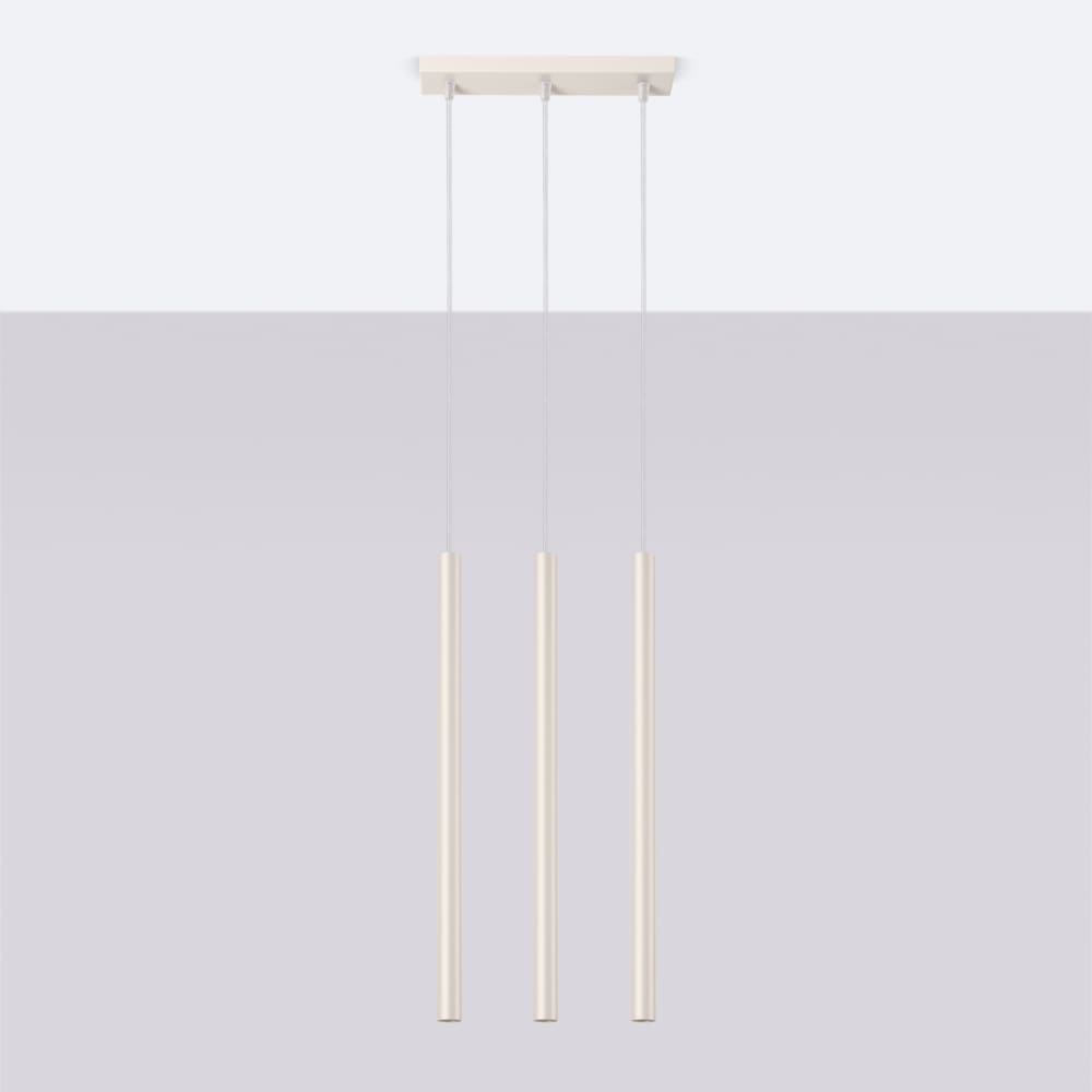 Suspension Acier Beige G9 3 Pastelo Line — vue 3