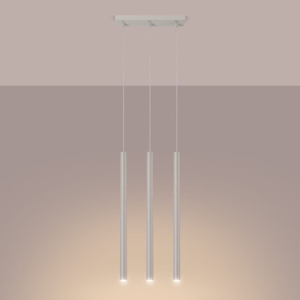 Suspension Acier Beige G9 3 Pastelo Line — vue 4
