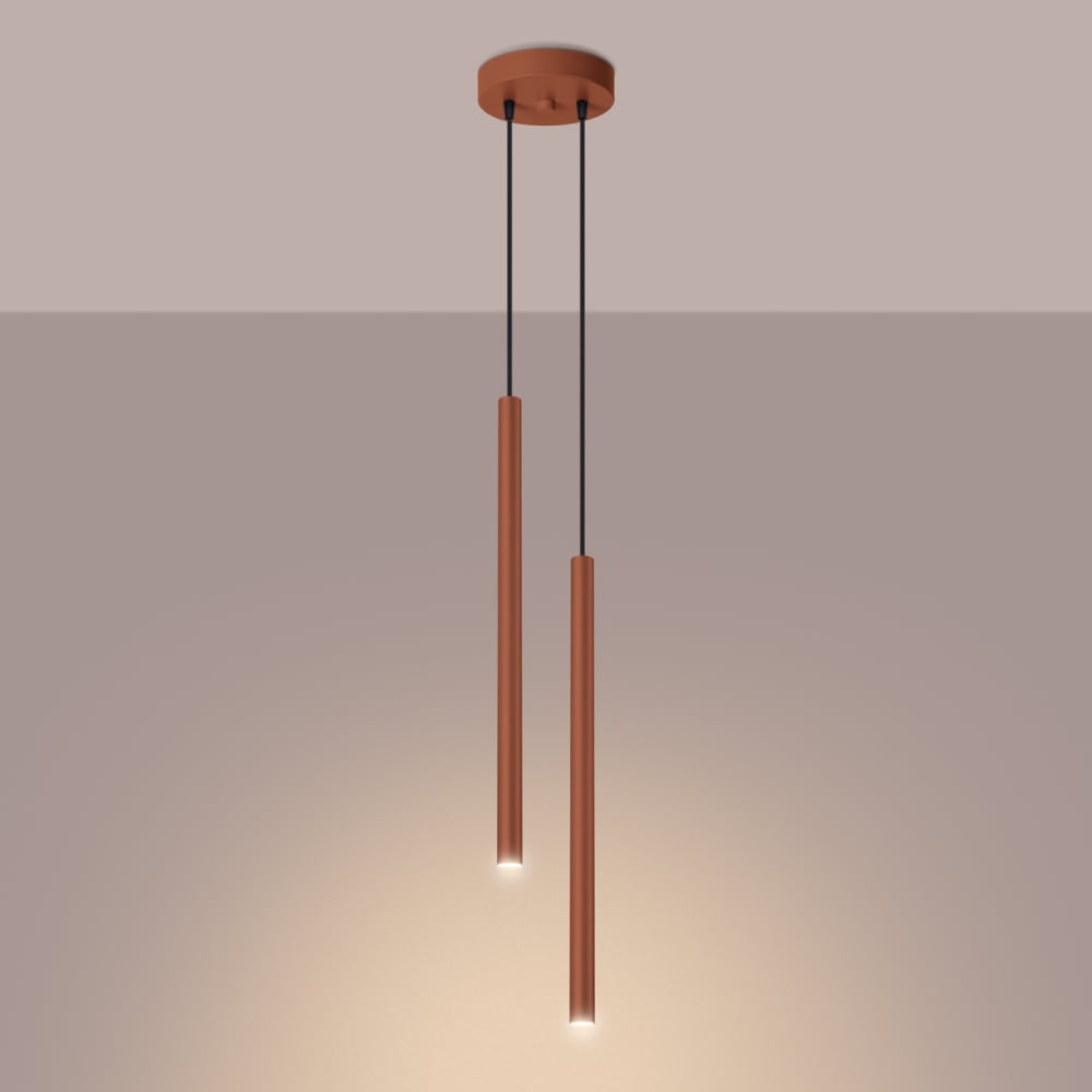 Suspension Acier Ocre Rouge G9 2 Pastelo — vue 4