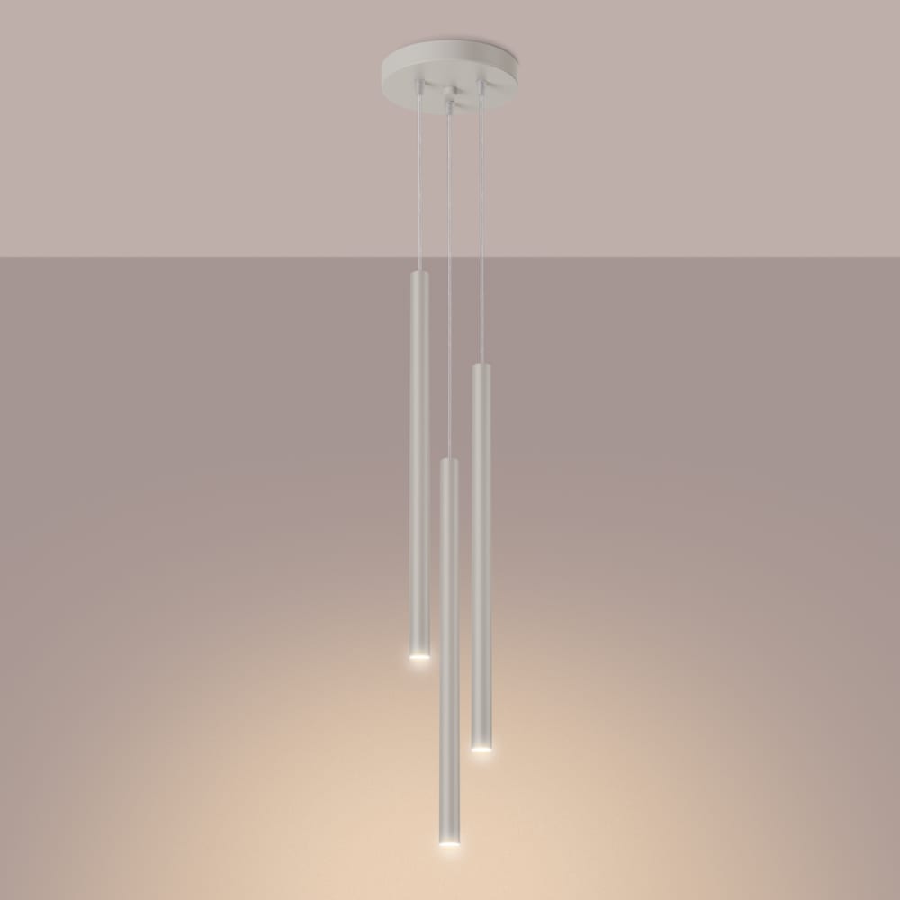 Suspension Acier Beige G9 3 Pastelo — vue 4