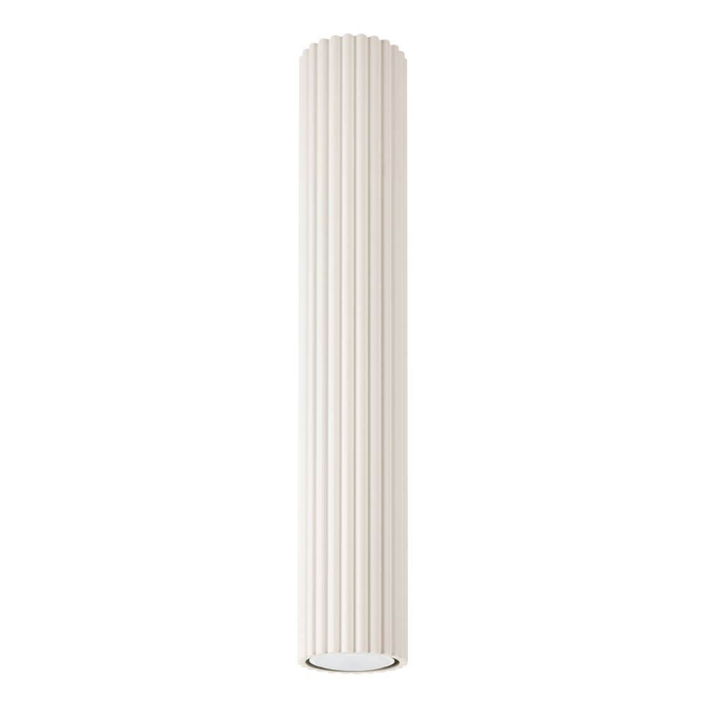 Plafonnier aluminium beige H 40 cm