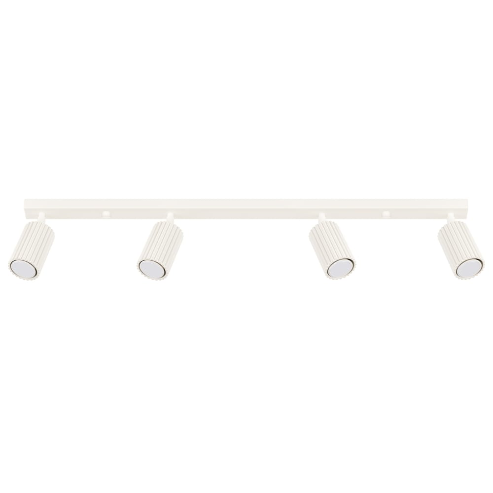 Plafonnier aluminium beige H 17 cm