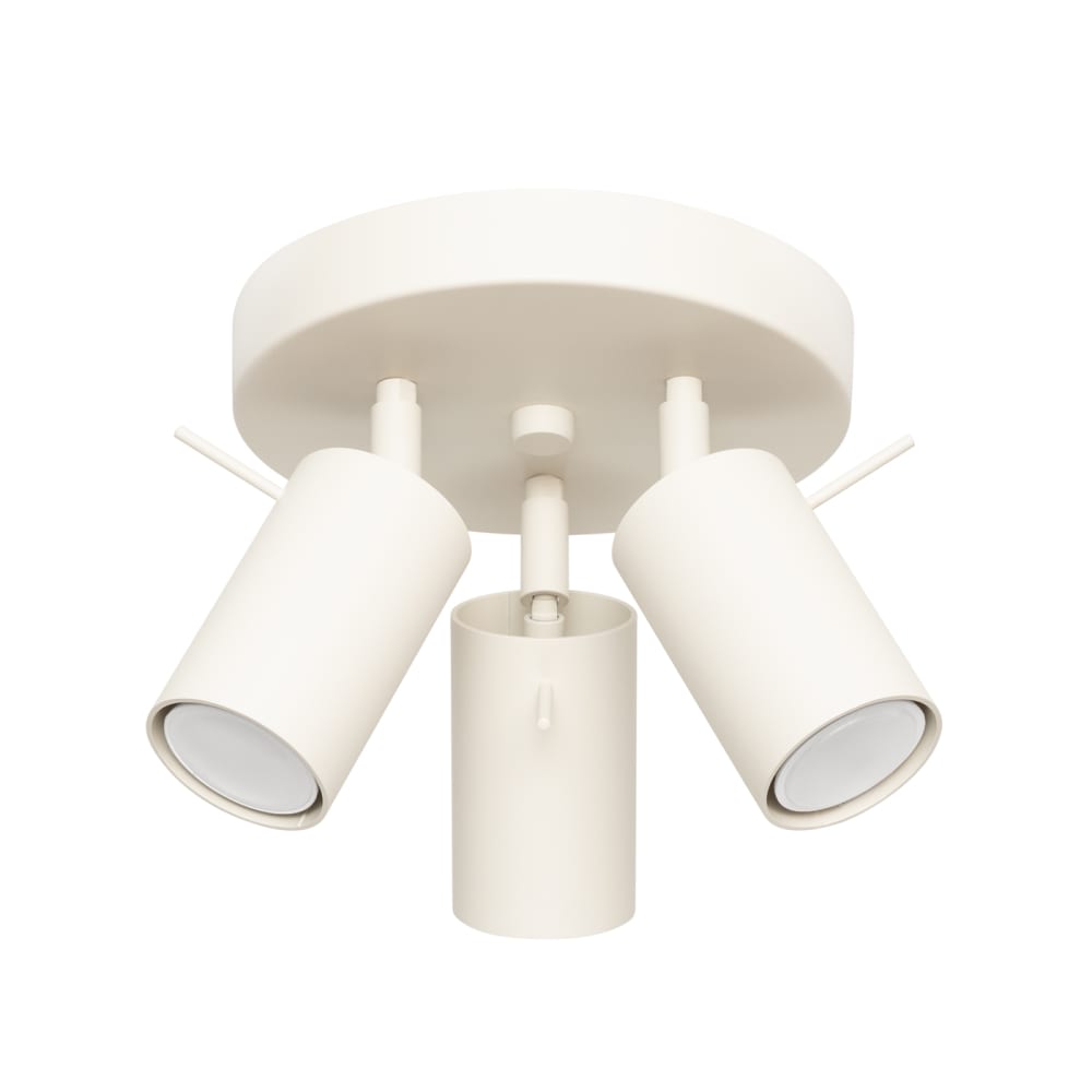 plafonnier Acier Beige