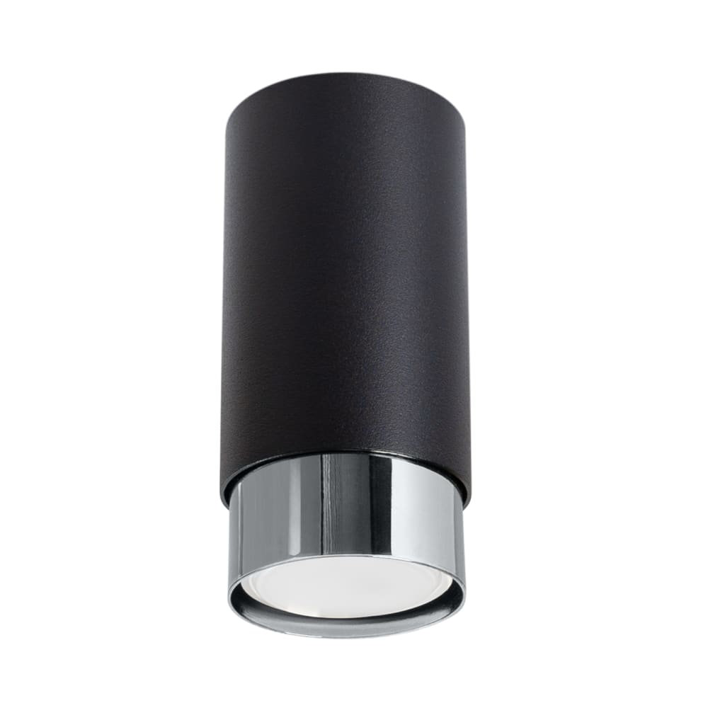 Sollux Lighting Deckenleuchte aus Stahl in schwarz/chrom style classic chic - Stahl