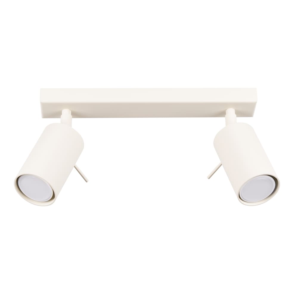 Plafonnier Acier Beige GU10 2 Ring