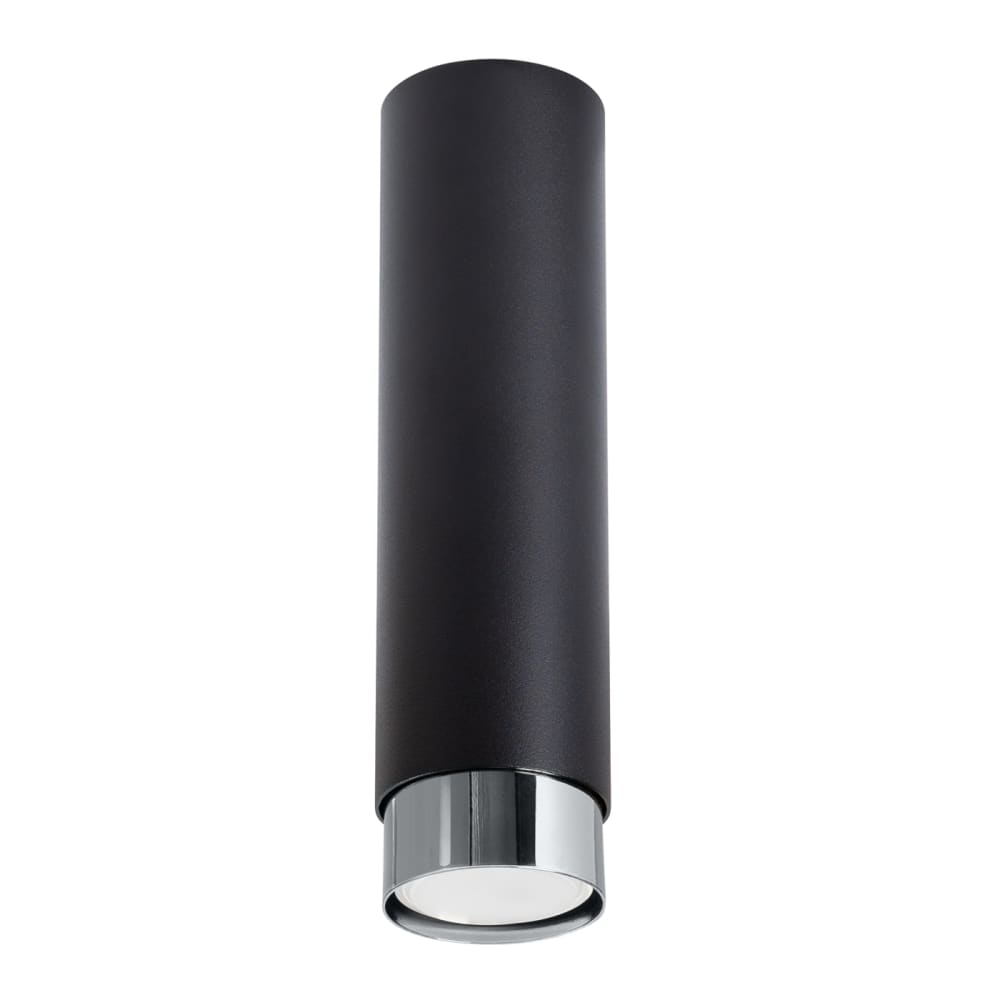 Plafonnier Acier Noir/Chromé GU10 1 Nero 22.5