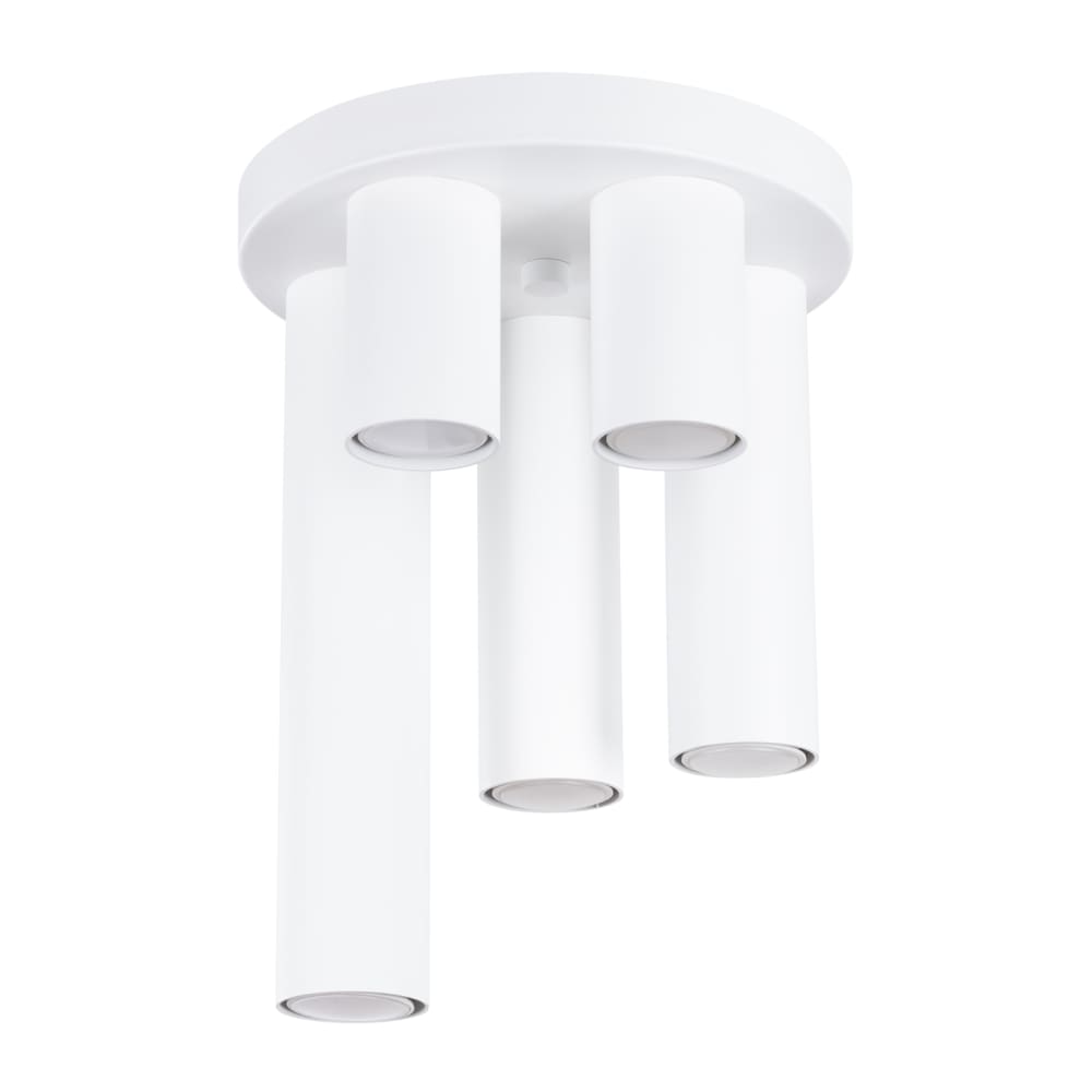 plafonnier Acier Blanc