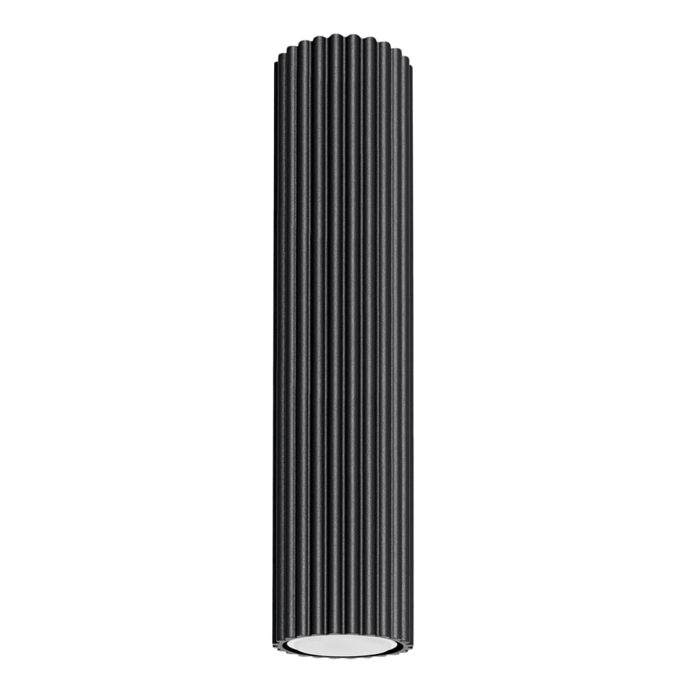 Plafonnier Aluminium Noir GU10 1 Karbon 30