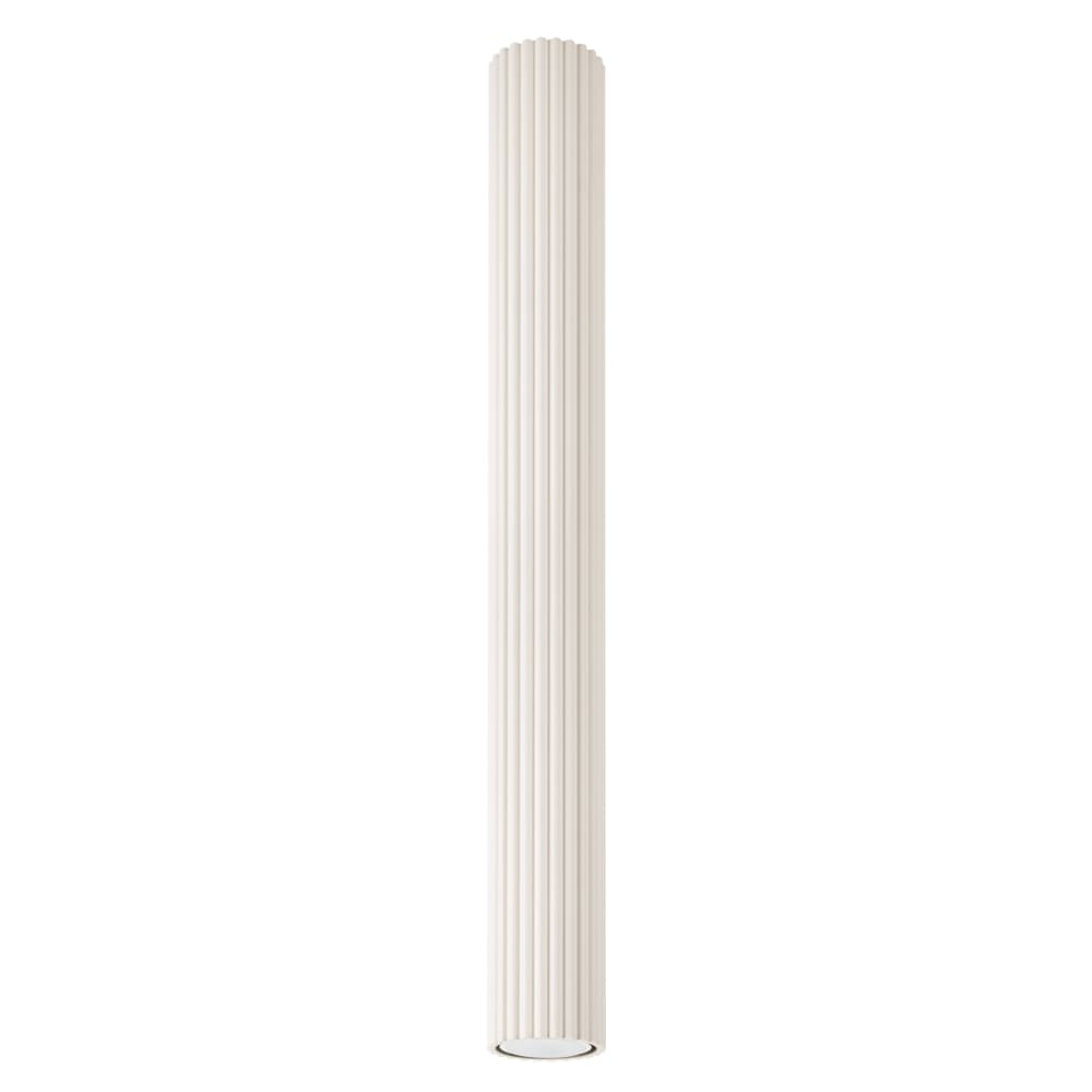 Plafonnier aluminium beige H 60 cm