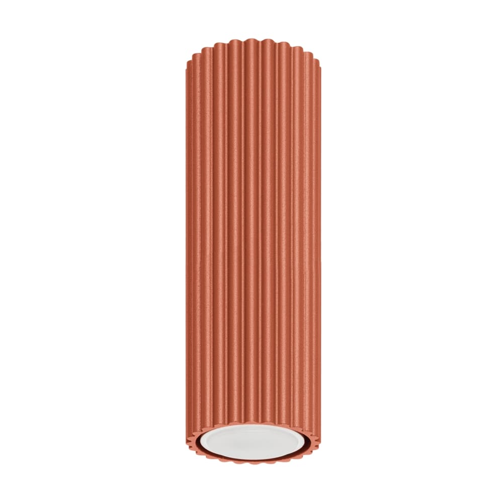 Plafonnier Aluminium Ocre Rouge GU10 1 Karbon 20