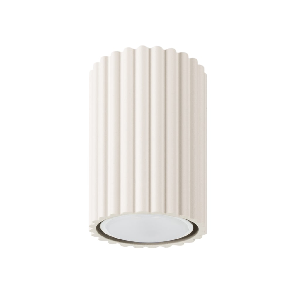 Plafonnier Aluminium Beige GU10 1 Karbon 10