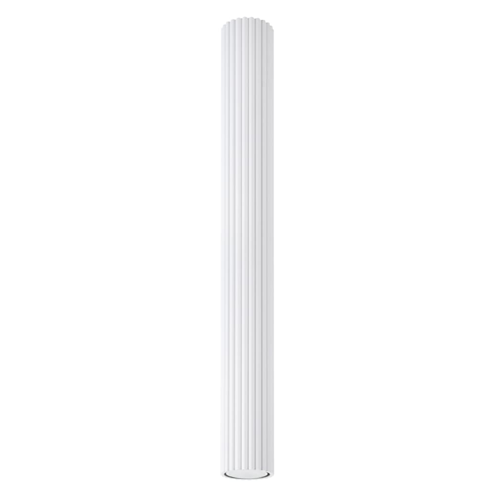 Plafonnier aluminium blanc H 60 cm