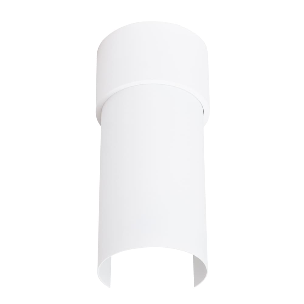 Plafonnier Acier Blanc E27 1 Flash