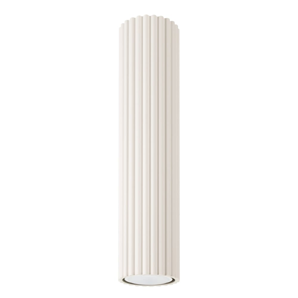 Plafonnier aluminium beige H 30 cm
