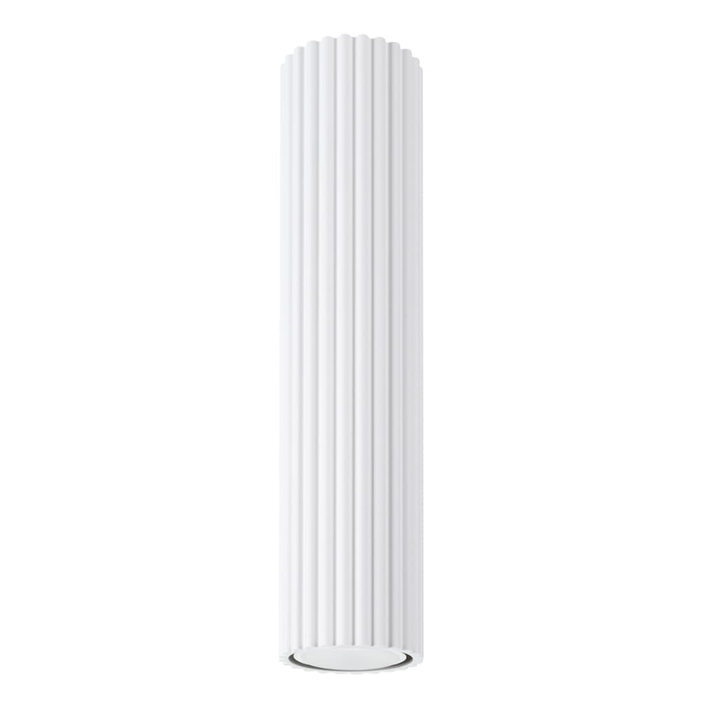 Plafonnier Aluminium Blanc GU10 1 Karbon 30
