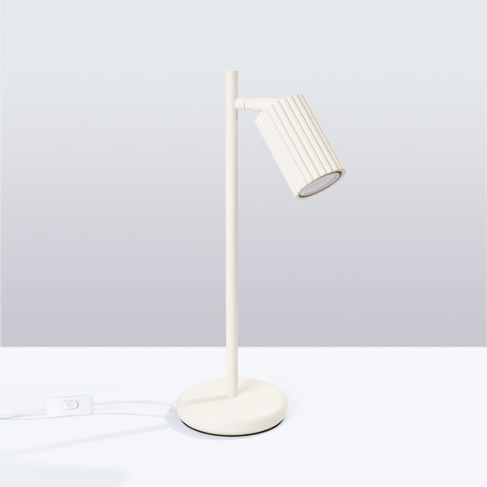 Lampe à poser Aluminium Beige GU10 1 Karbon — vue 3