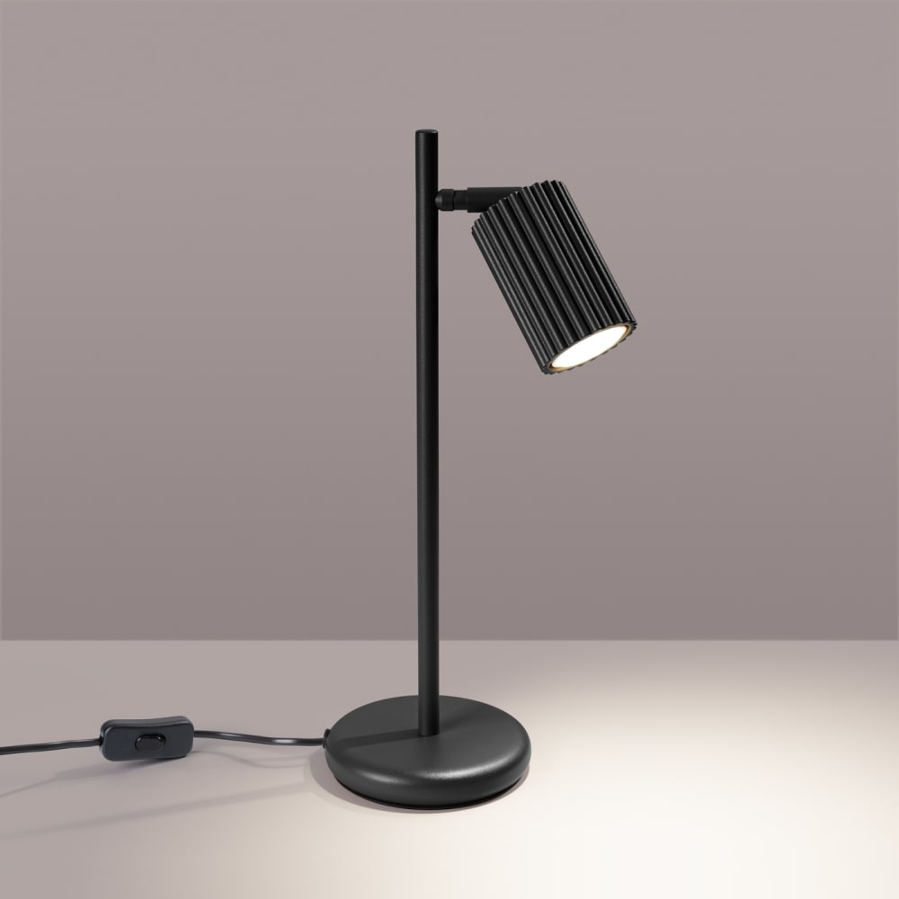 Lampe à poser Aluminium Noir GU10 1 Karbon — vue 4