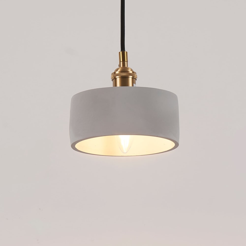 Suspension en béton et métal gris 16 cm — vue 4