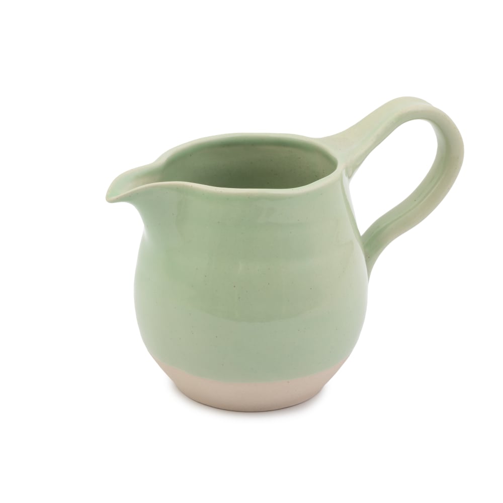 Jamie Oliver Zweifarbiger Servierkrug „Joy“, Steingut, Grün, 650 ml Grün Porzellan