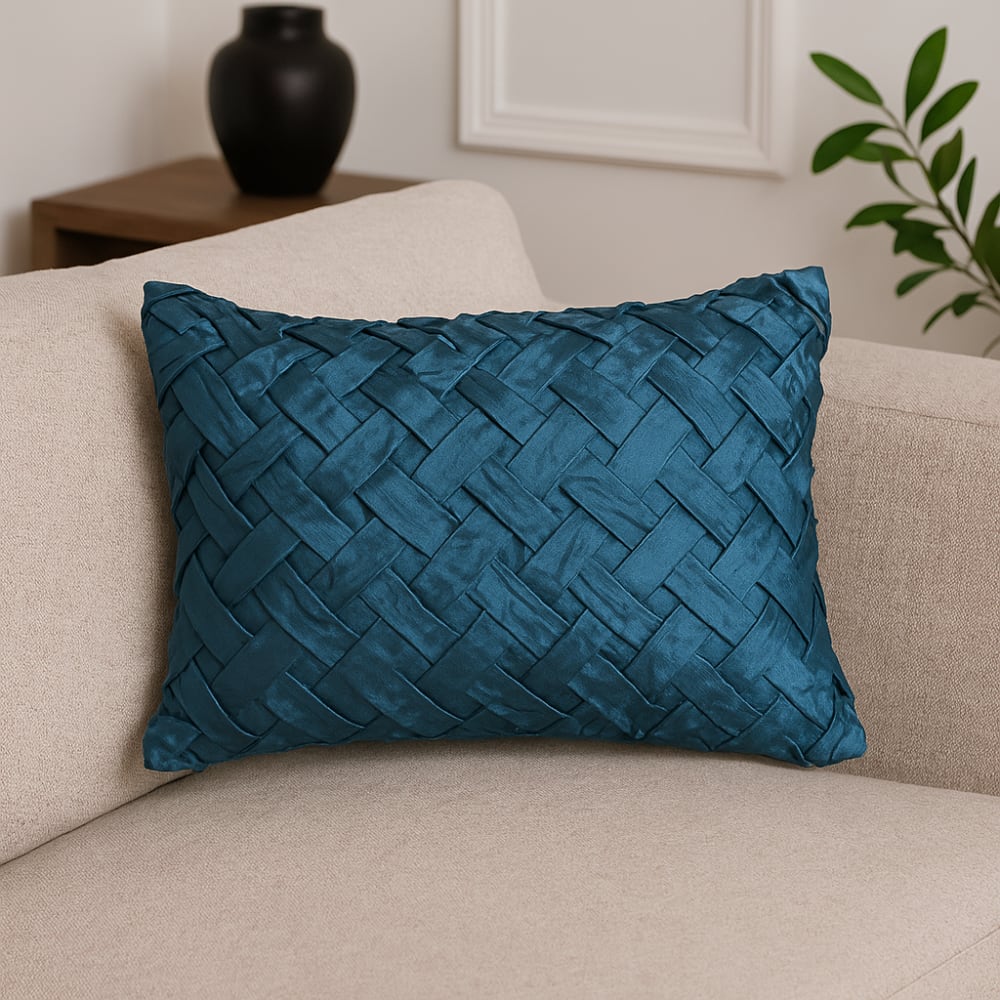 Kissenbezug dekorativ blau L50 - Maisons Du Monde