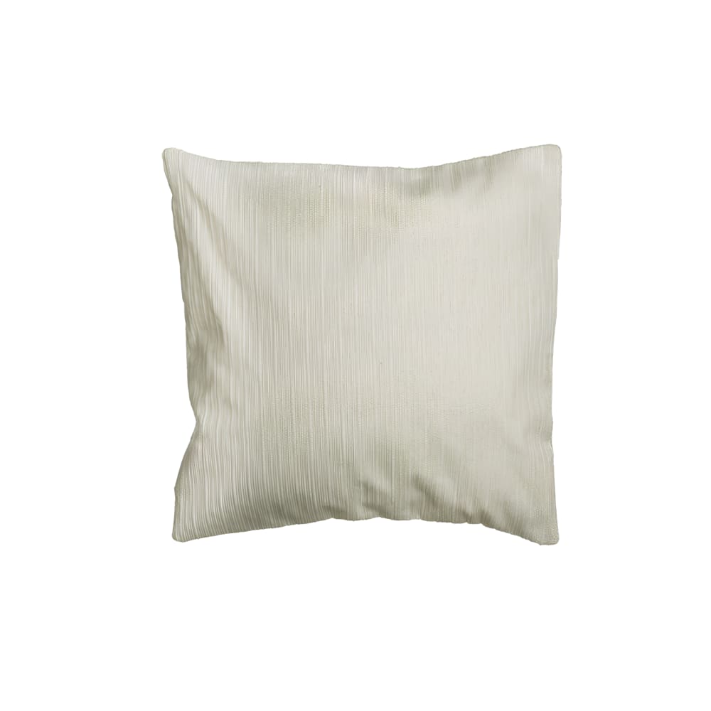 Housse de coussin décorative blanche crème h40