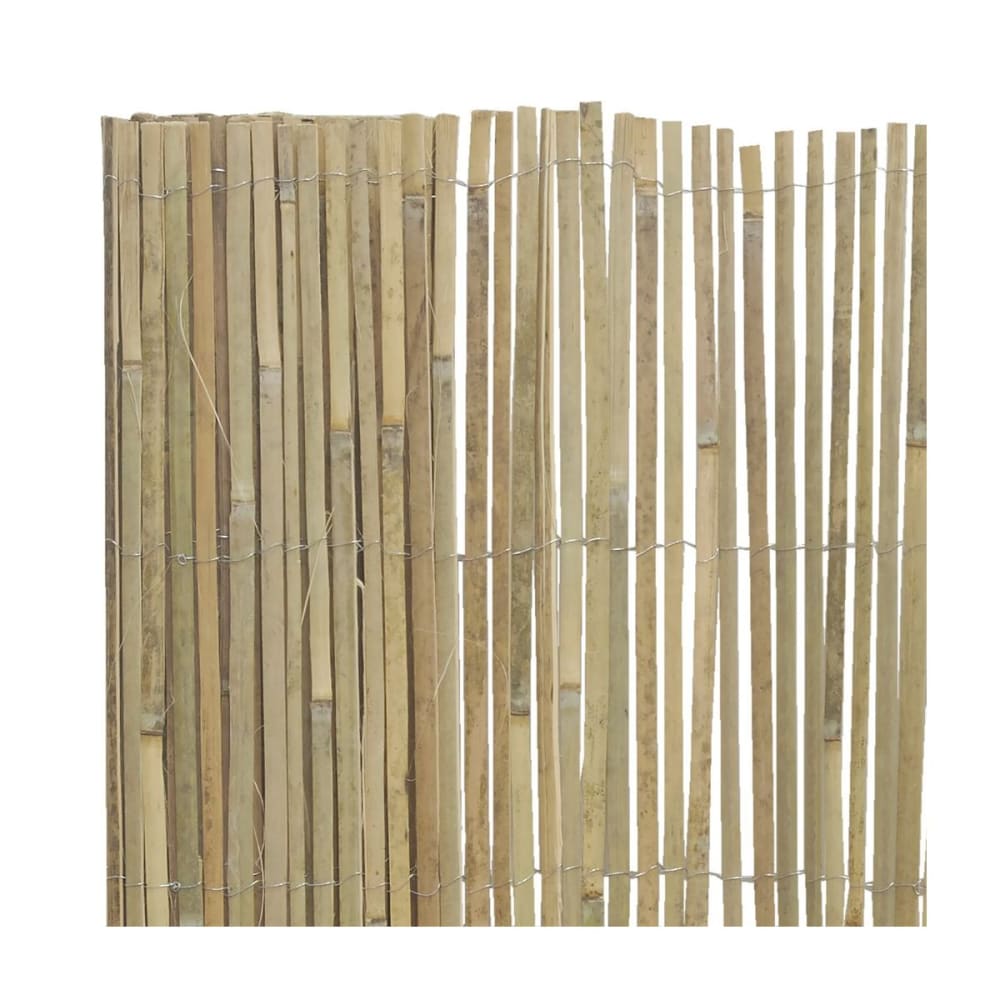 Canisse en bambou naturel - 1,5 x 5m [lot de 3]