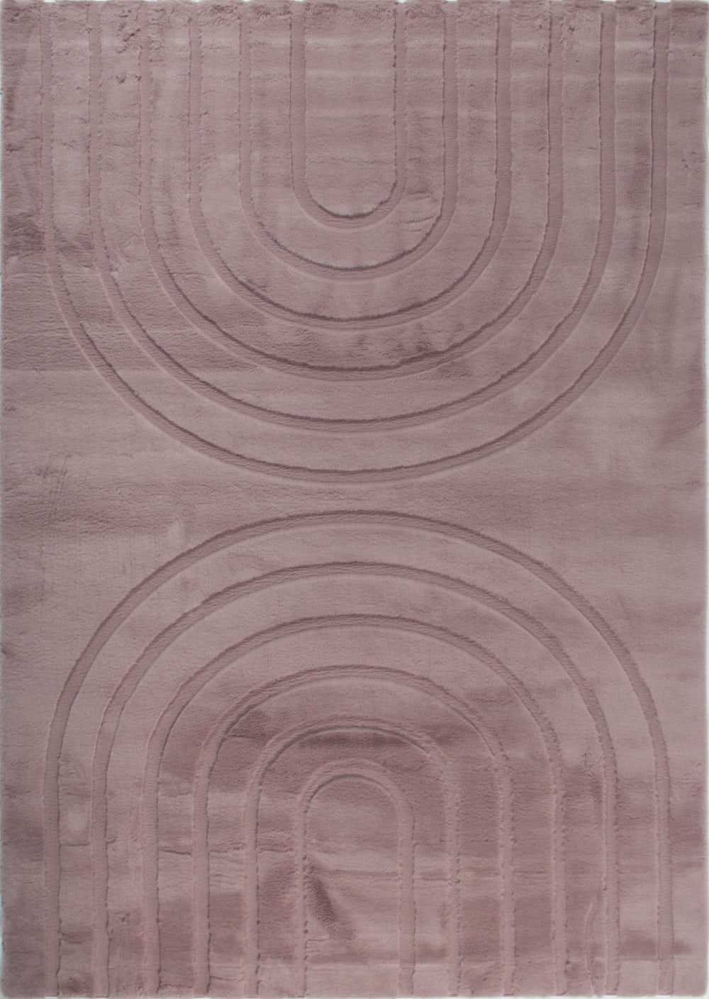 tapis doux rose, motif - 120x160