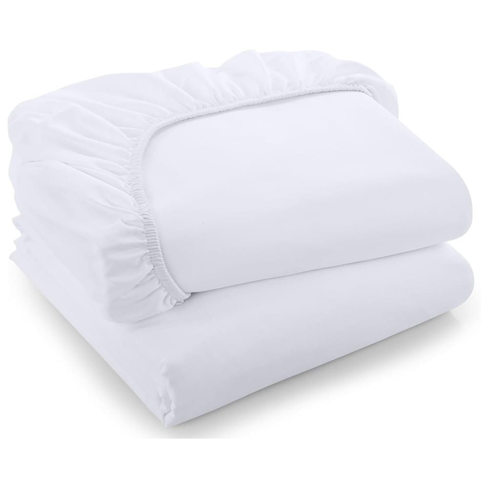 Drap housse et alèse en coton bio pour couffin, nacelle - 30x80cm