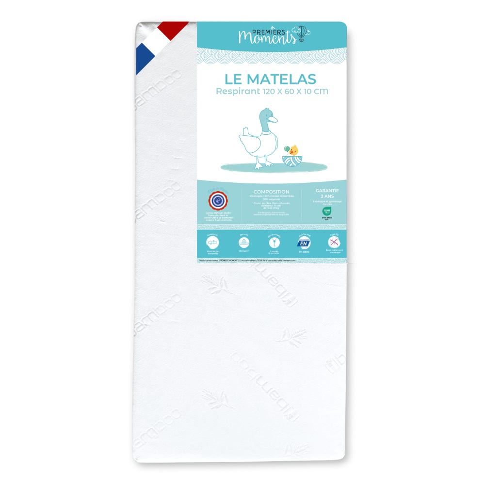 Atmungsaktive Matratze 60x120 cm - Maisons Du Monde