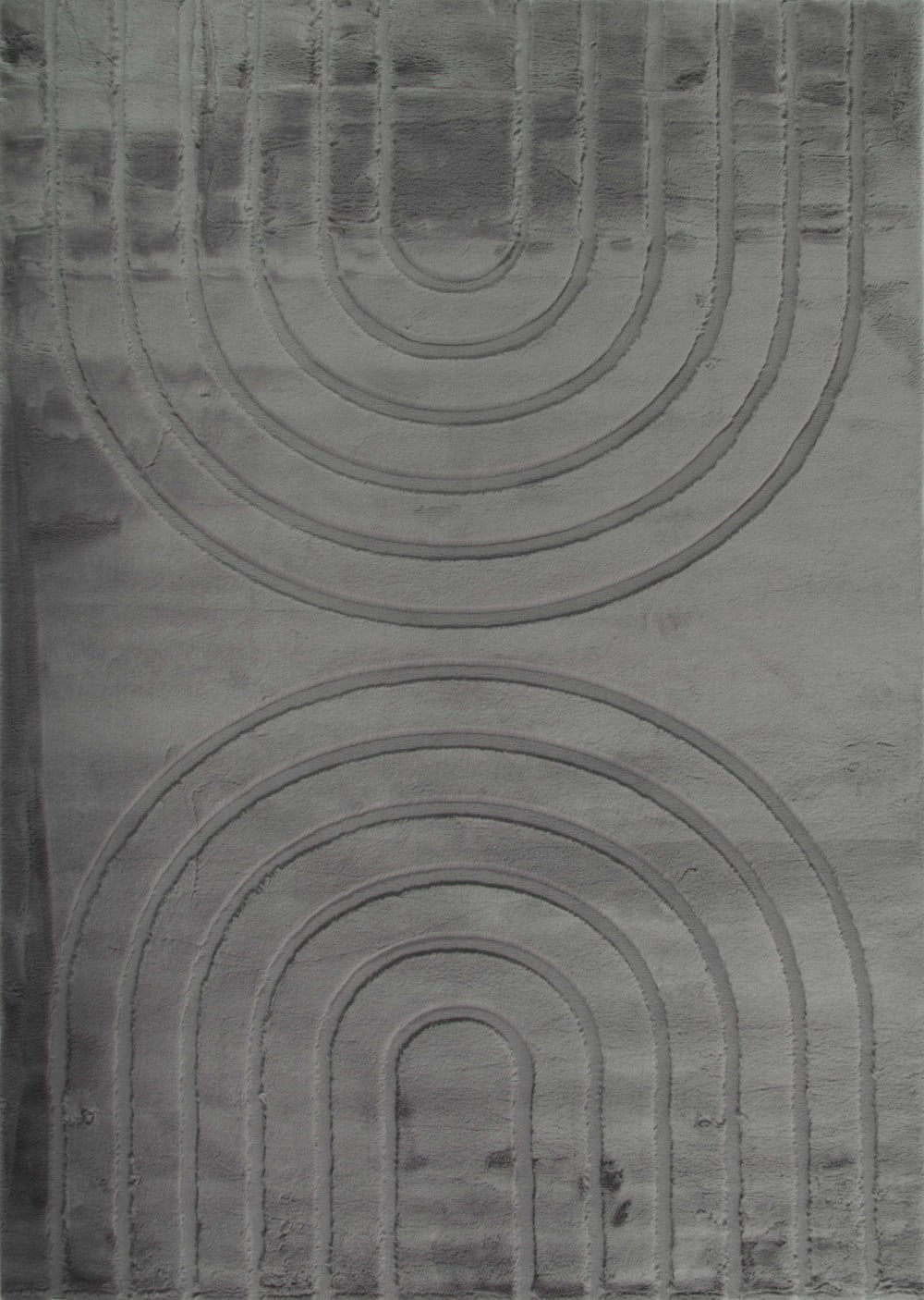 Tapis doux arc anthracite - 80x150