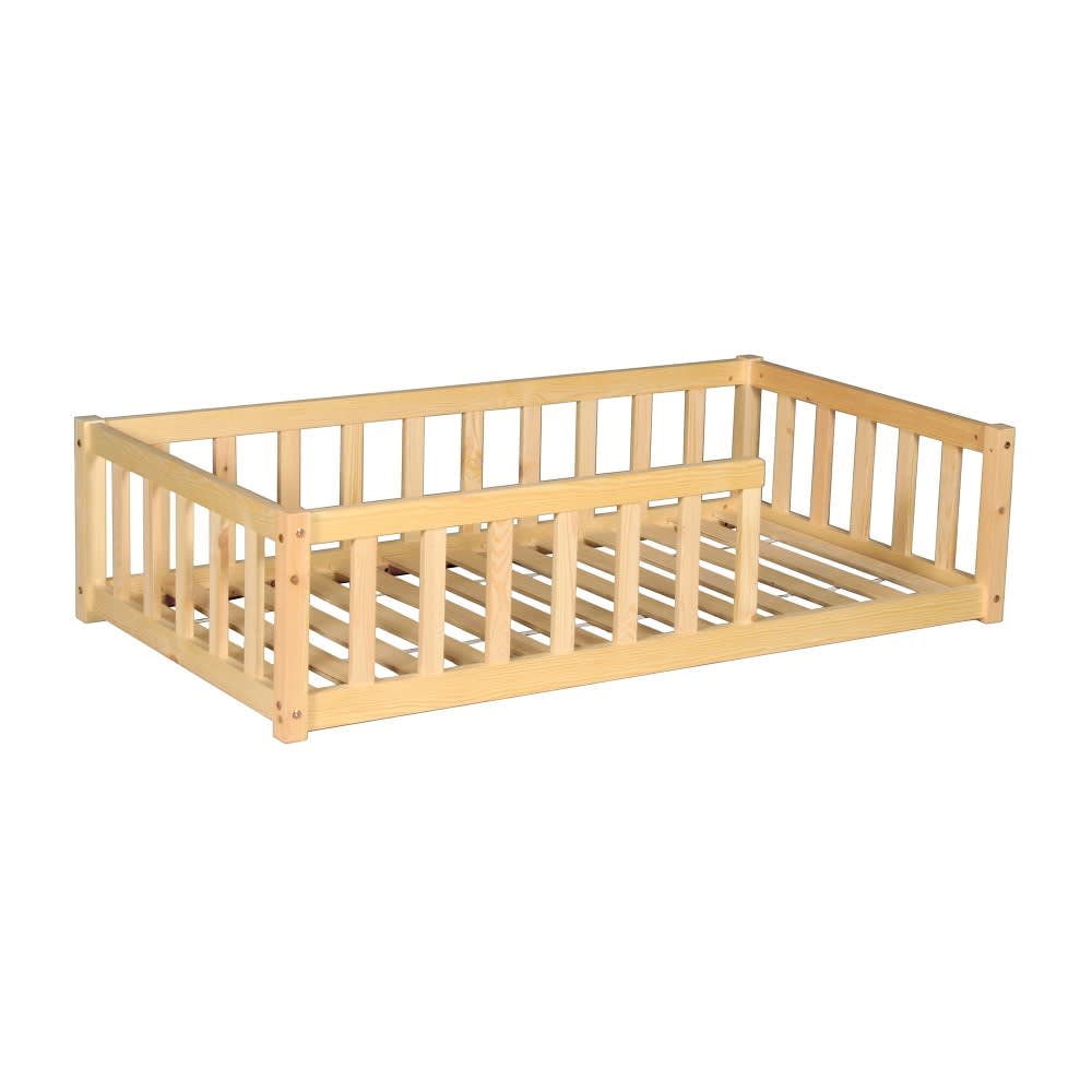 Lit avec barrière, en - 70x140