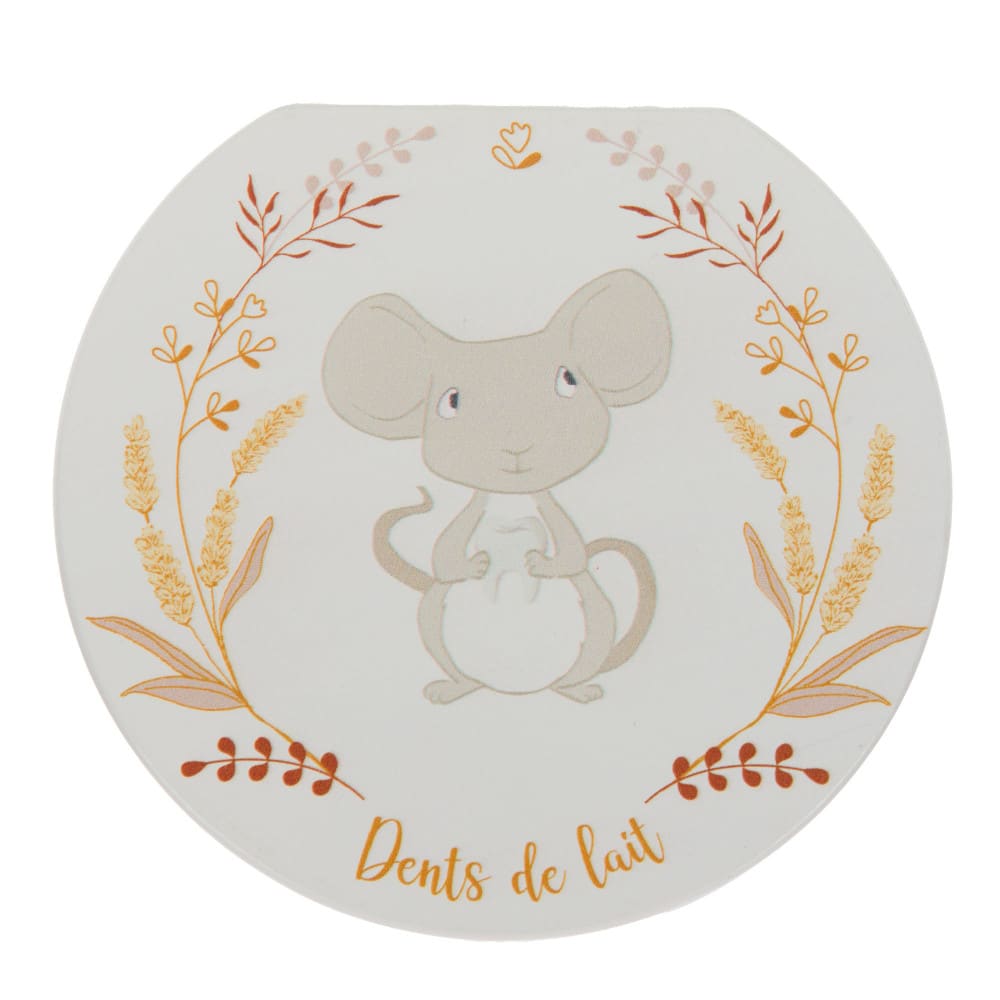 Amadeus - Boite à dents de lait beige en mdf