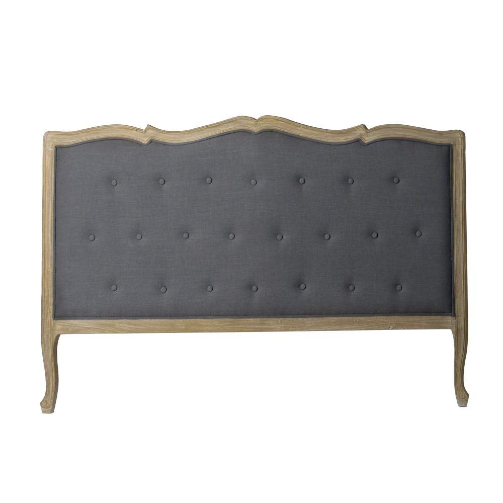 Tete de lit 180   gris en bois