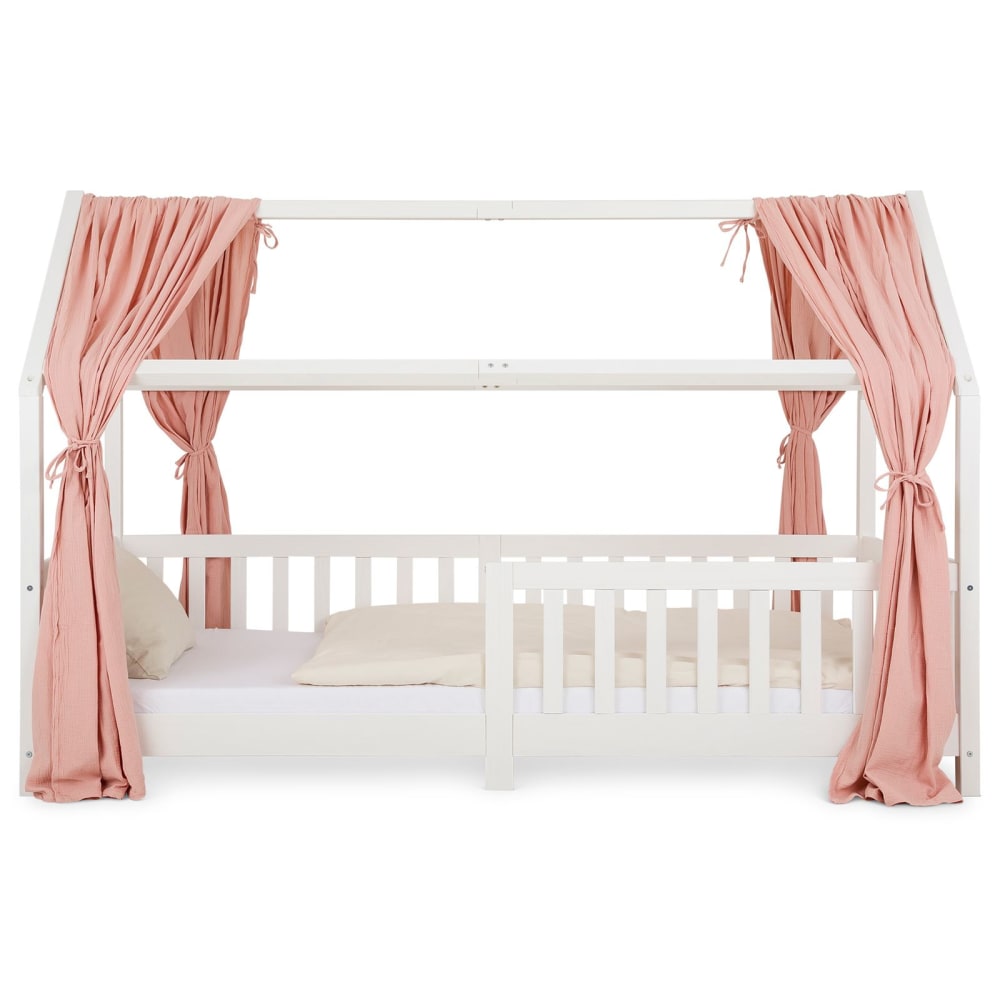 IDIMEX Hausbett-Himmel aus 100 % Baumwolle, rosa style modern Baumwolle Baby