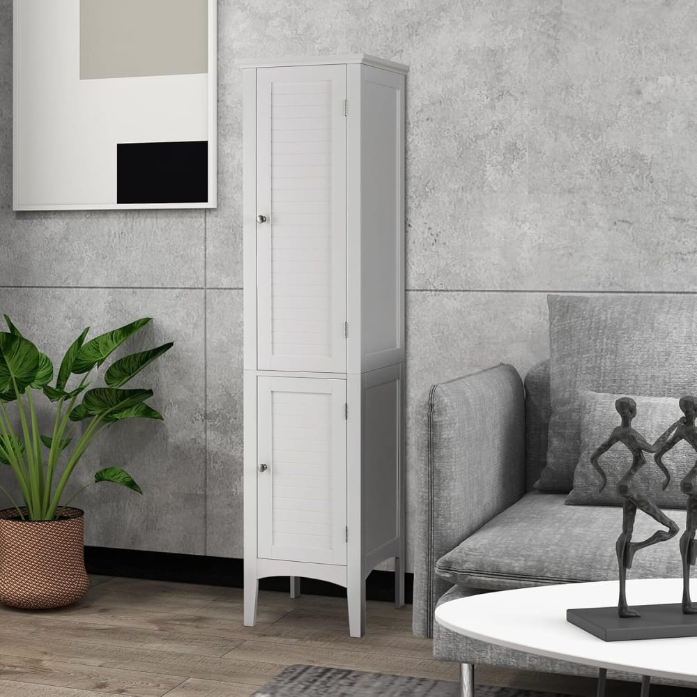 Colonne de salle de bain blanche 38x38x160cm - Maisons du Monde