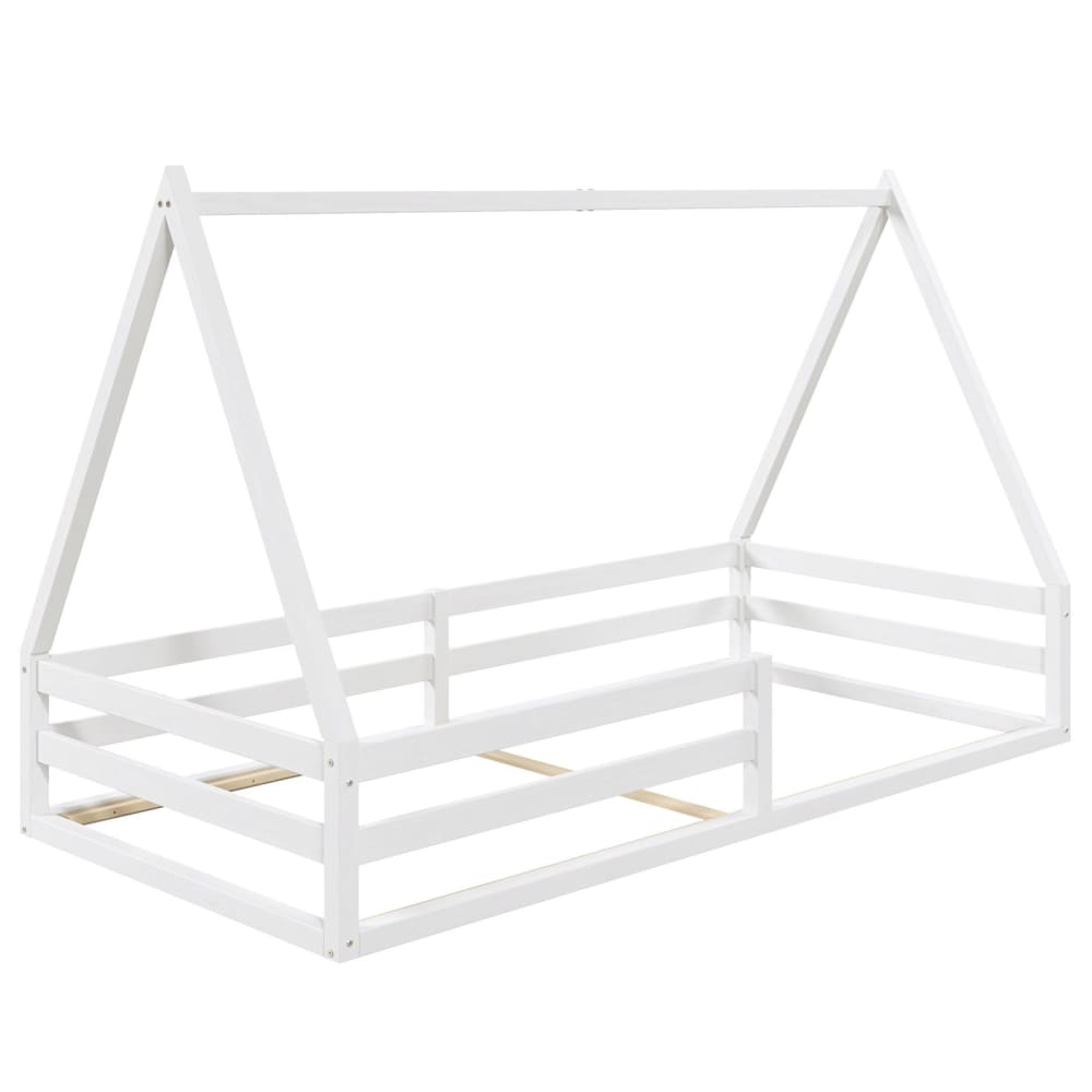 Lit cabane enfant montessori - sol