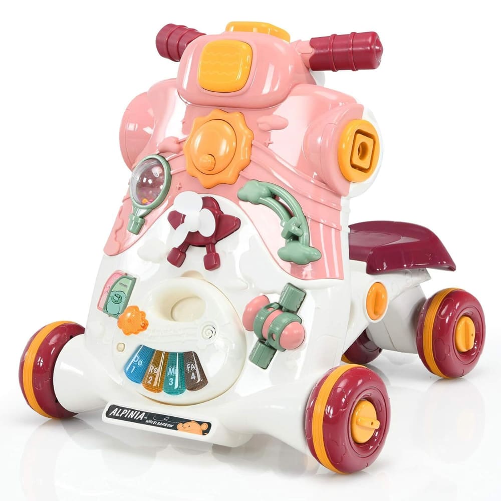 Giantex Lauflernhilfe aus PP 46 × 46 × 46 cm, Rosa ROSA PVC - POLYVINLYCHLORID Kinder