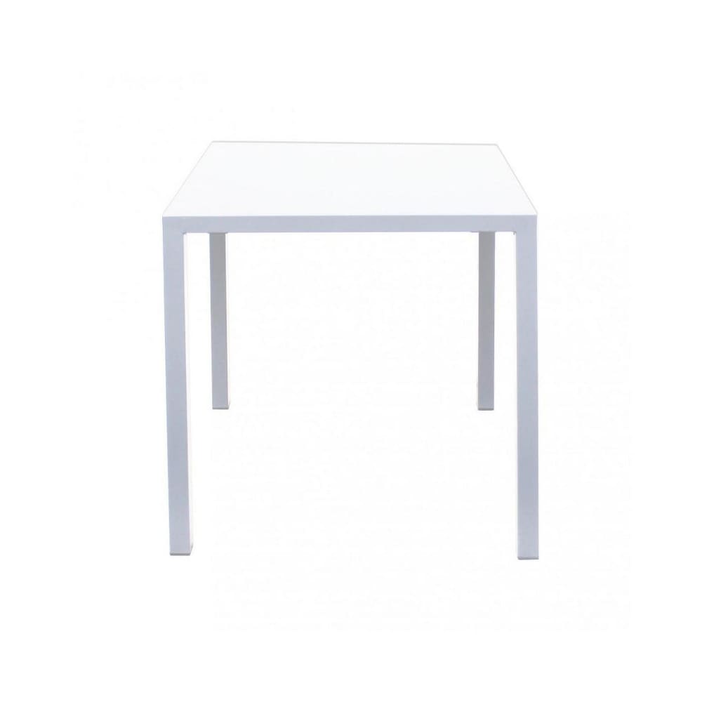 Table+en+metal+blanc+70x70+cm,+empilable