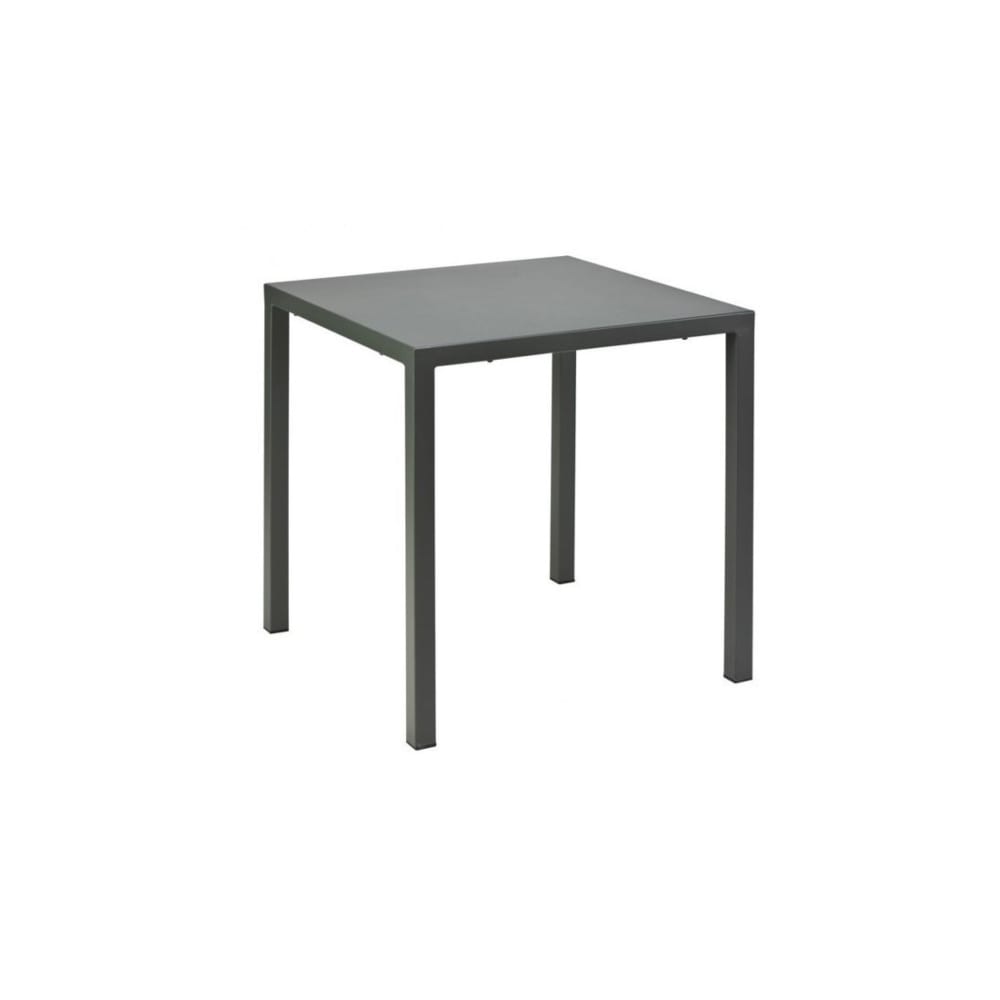 Table+en+metal+anthracite+80x80+cm,+empilable