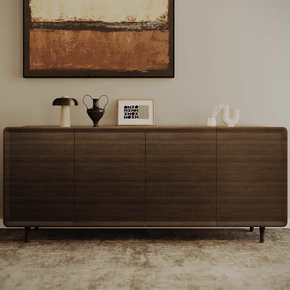 Buffet 4 portes en frêne - Maisons du Monde