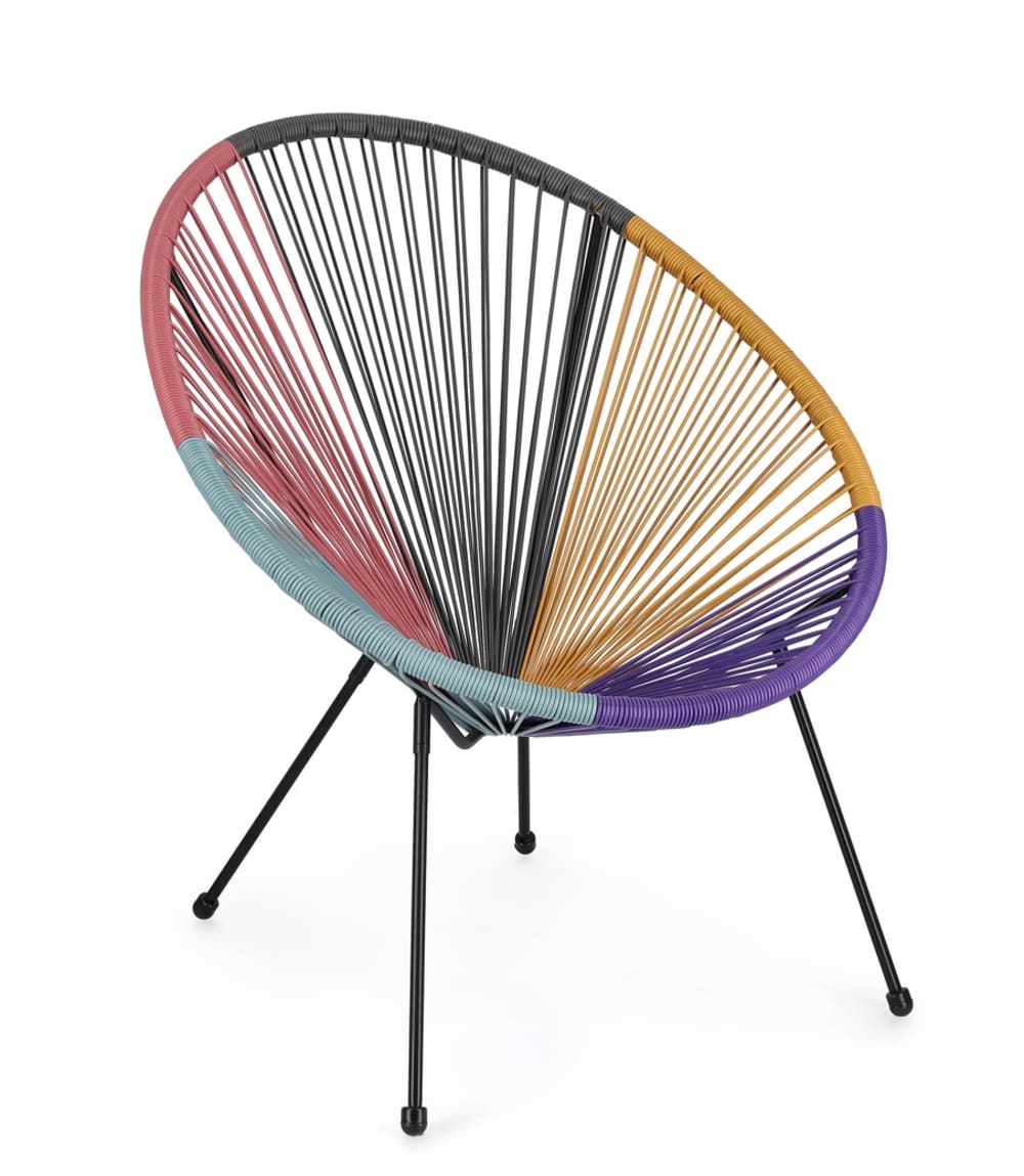 Fauteuil en acier et - fibre