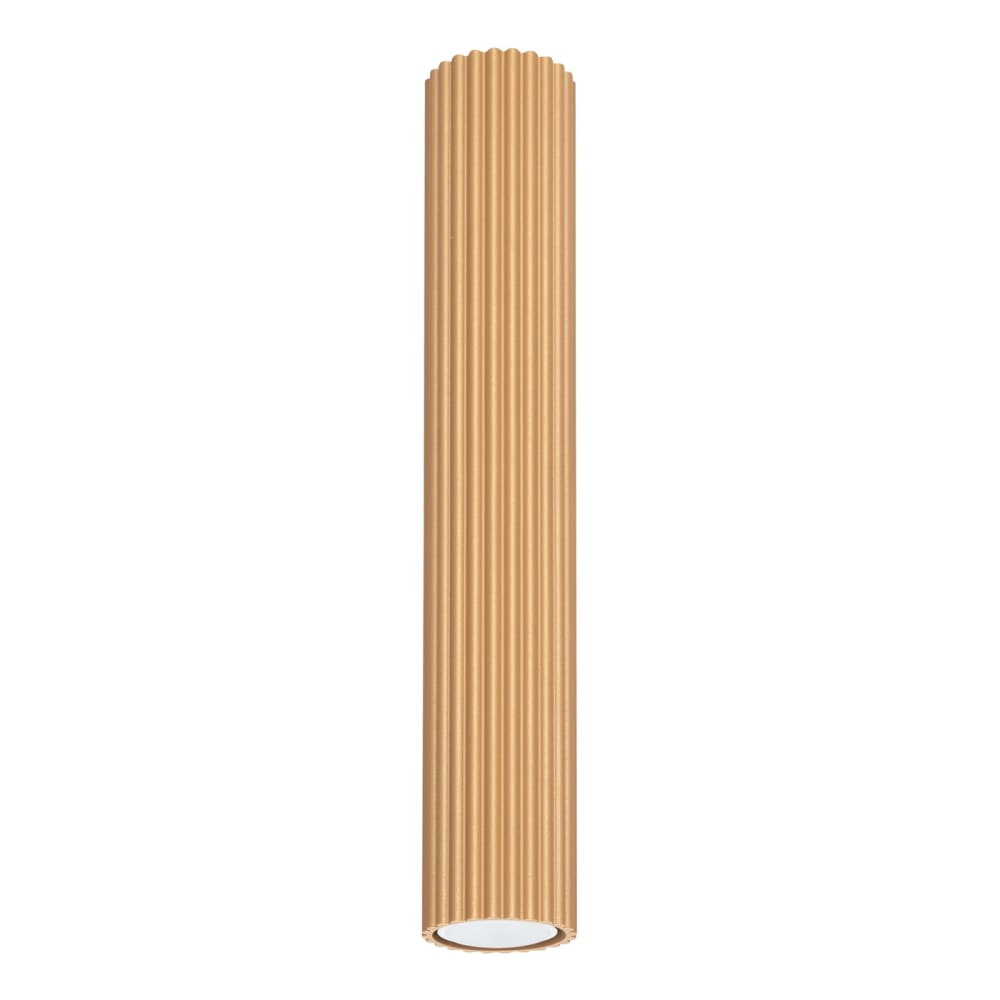 Plafonnier Aluminium Doré GU10 1 Karbon 40